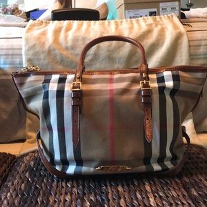 Authentic Burberry check bag